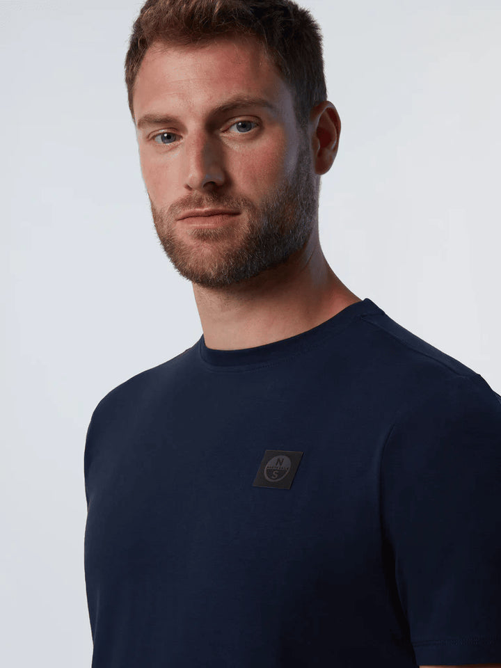 Spatarella T-shirt Uomo In Cotone Blu 692981-0802