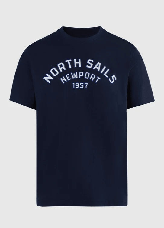 Spatarella T-shirt uomo in cotone blu 692988-0802