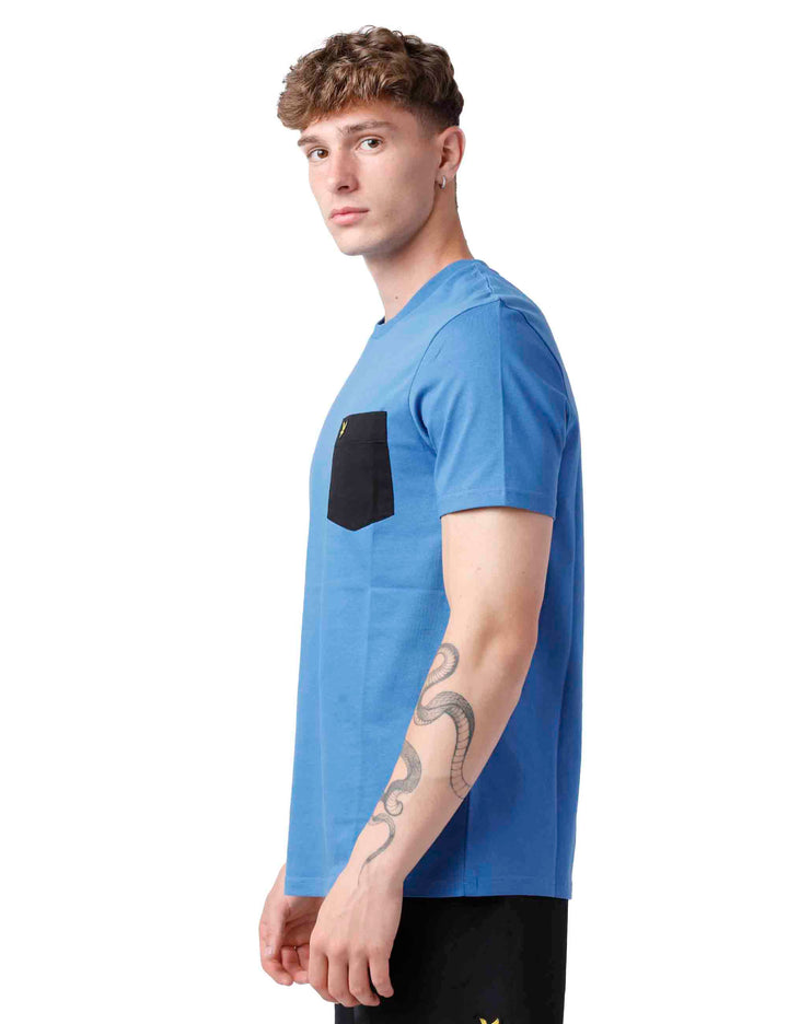 Spatarella T-shirt Uomo In Cotone Blu