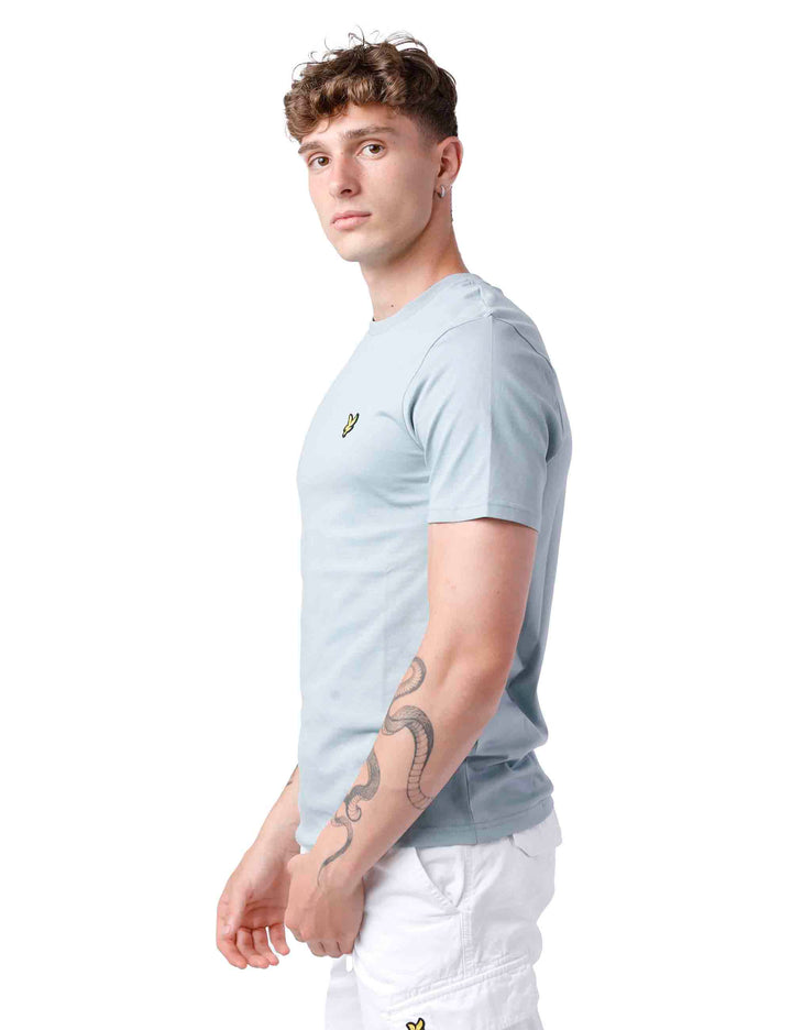 Spatarella T-shirt Uomo In Cotone Celeste