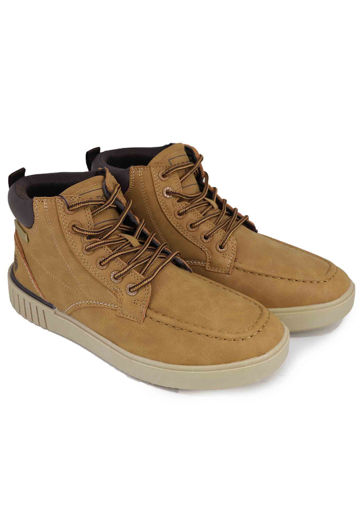 Spatarella Stivaletti Stringati Uomo In Eco Pelle Cuoio