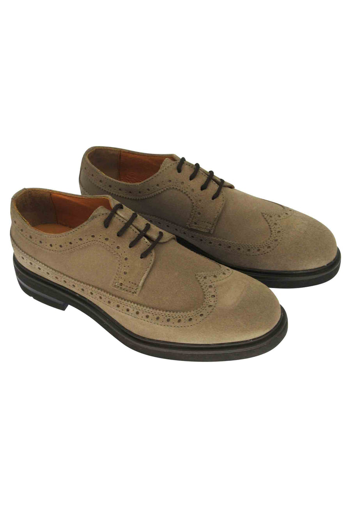 Spatarella Stringate Uomo In Pelle Nera Con Impunture E Suola Ultra Leggera