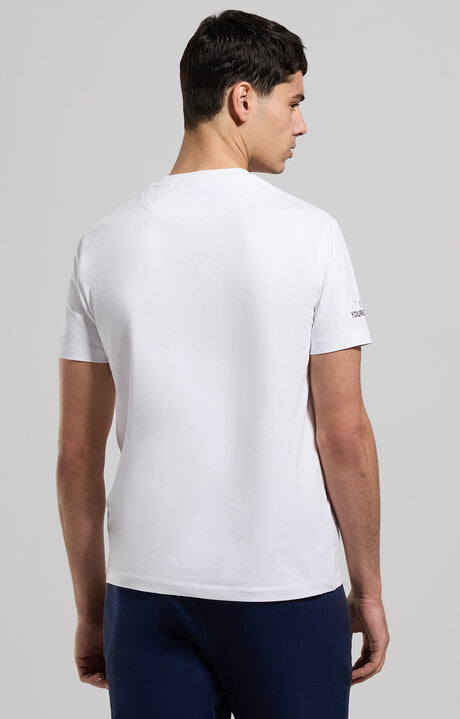 Spatarella T-shirt Uomo Girocollo In Jersey Bianco Bmt0162-1000
