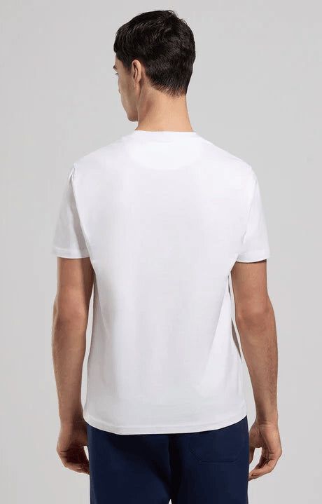 Spatarella T-shirt Uomo Girocollo In Jersey Bianco Bmt0202-1000