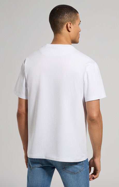 Spatarella T-shirt Uomo Girocollo In Jersey Bianco Pbmt0073-1000