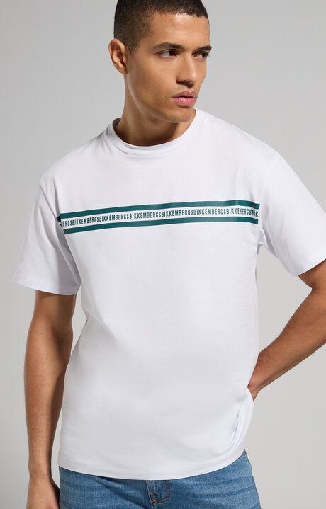 Spatarella T-shirt uomo girocollo in jersey bianco pbmt0073-1000