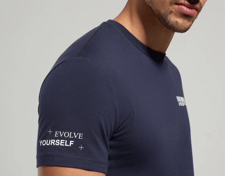 Spatarella T-shirt Uomo Girocollo In Jersey Blu Bmt0162-7000