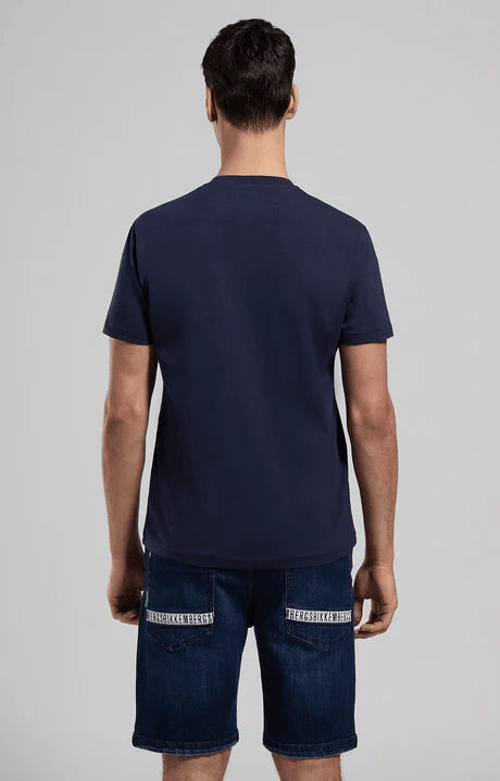 Spatarella T-shirt Uomo Girocollo In Jersey Blu Bmt0202-7000