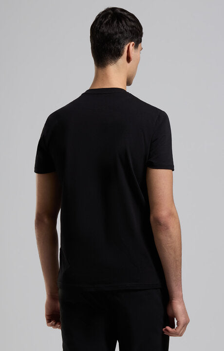 Spatarella T-shirt Uomo Girocollo In Jersey Nero Bmt0159-8000