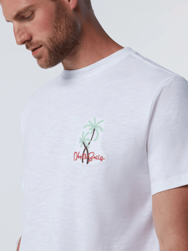 Spatarella T-shirt Uomo In Cotone Bianco 692985-0101