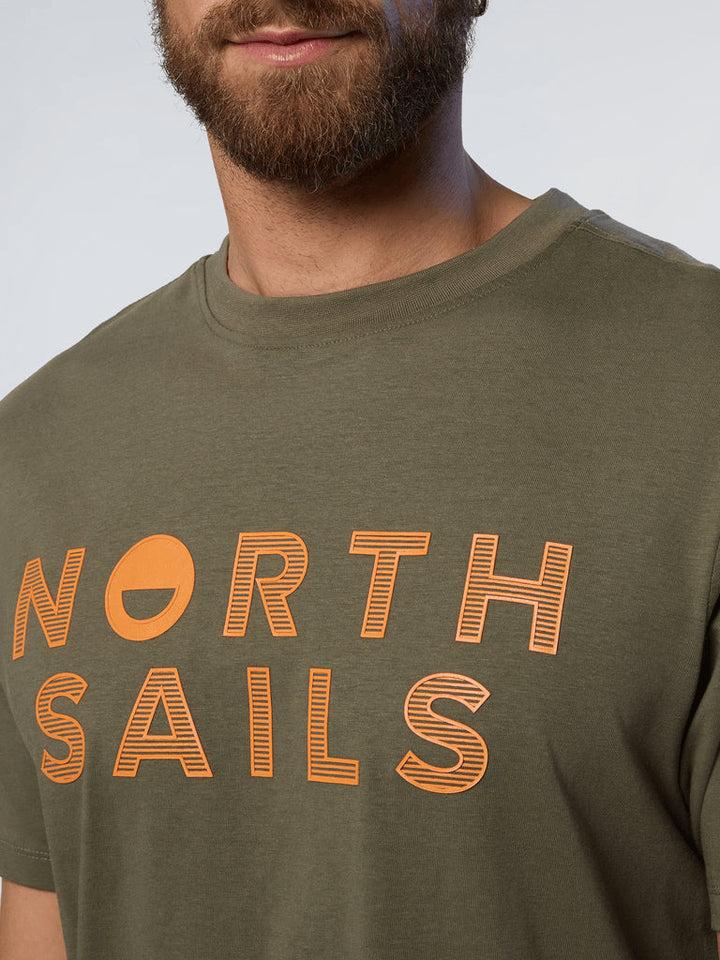 Spatarella T-shirt Uomo In Cotone Verde 692973-0441