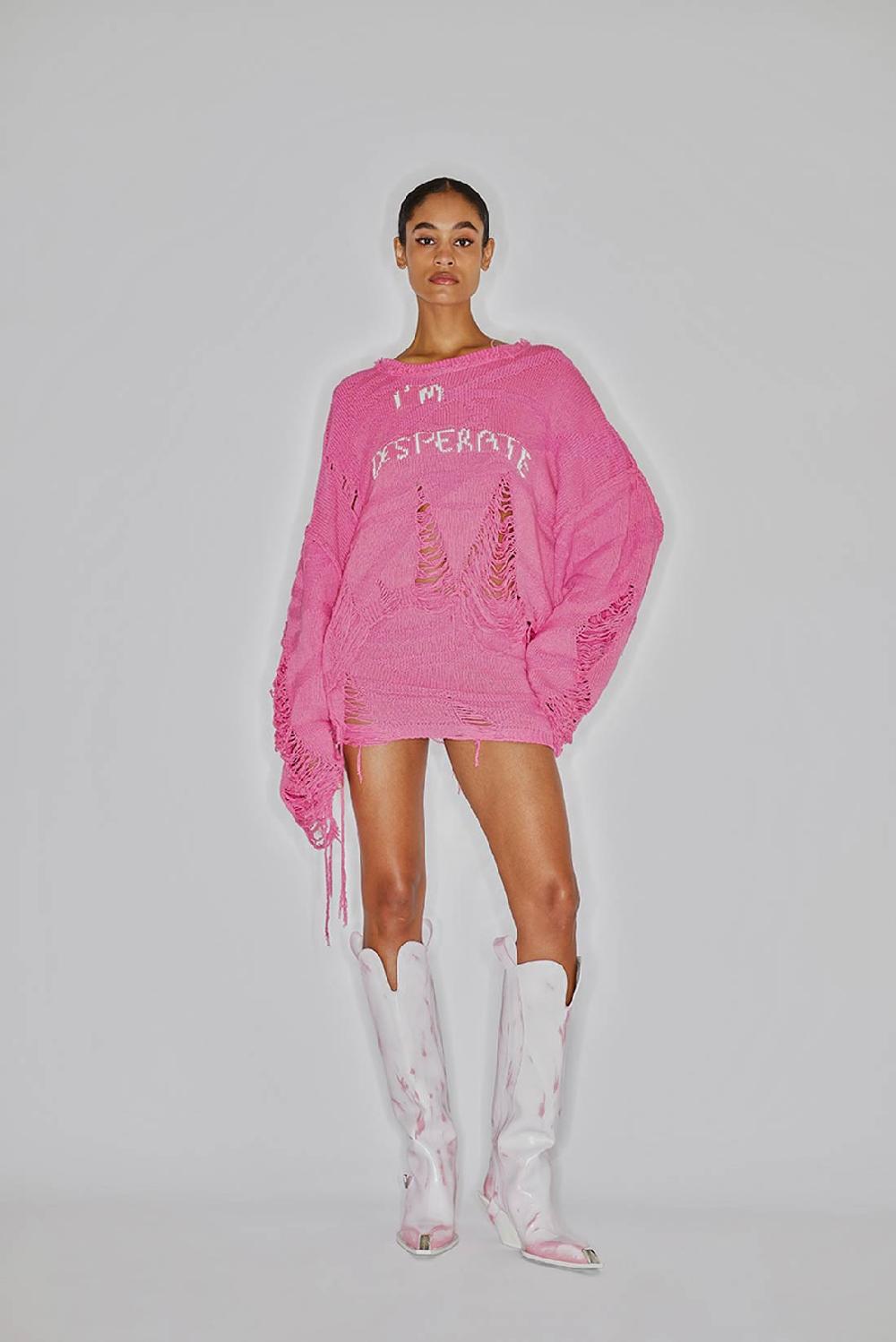 Ssheena Krafen — Maglione crop unisex