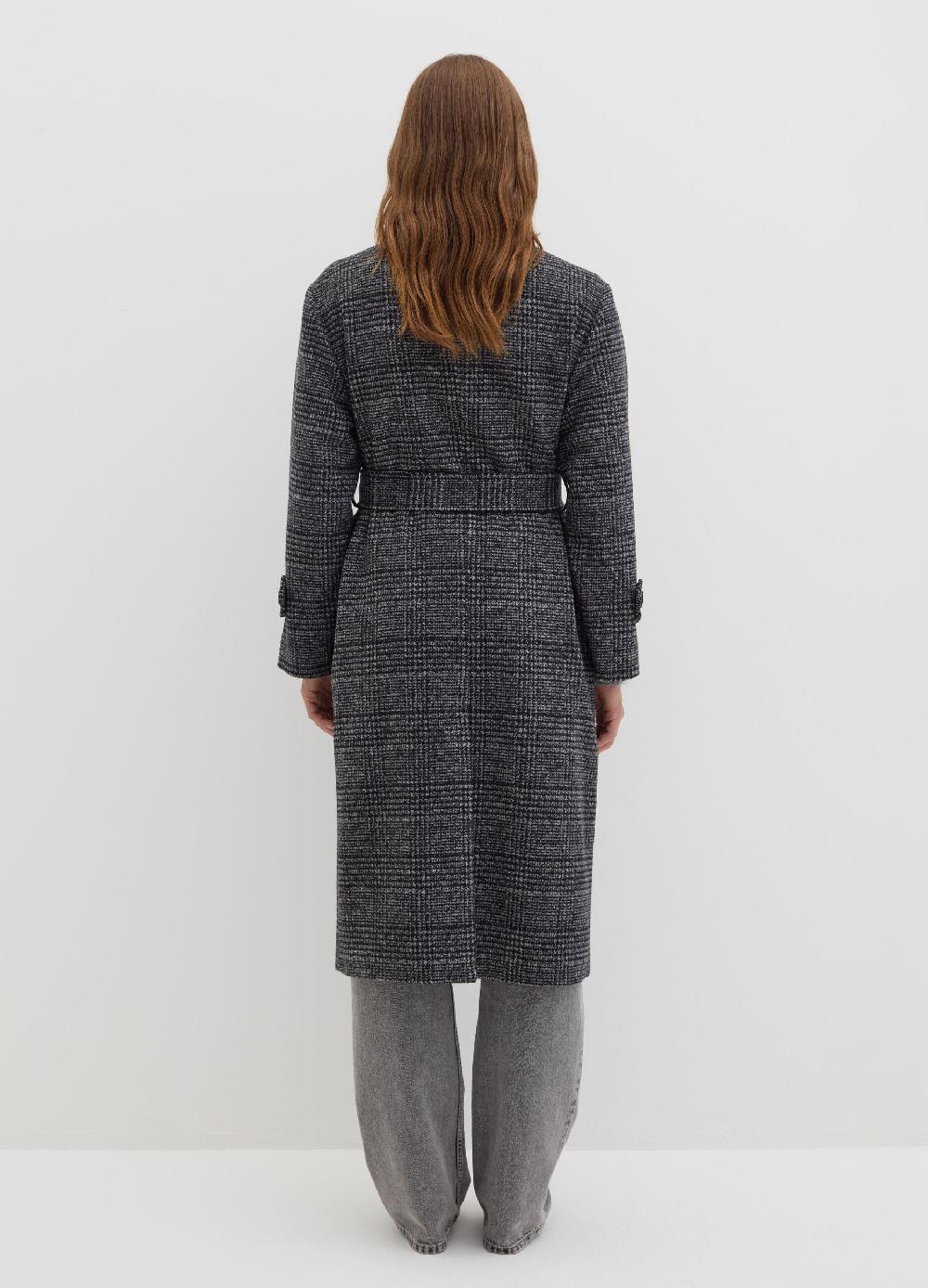 Stefanel Cappotto Doppiopetto In Principe Di Galles