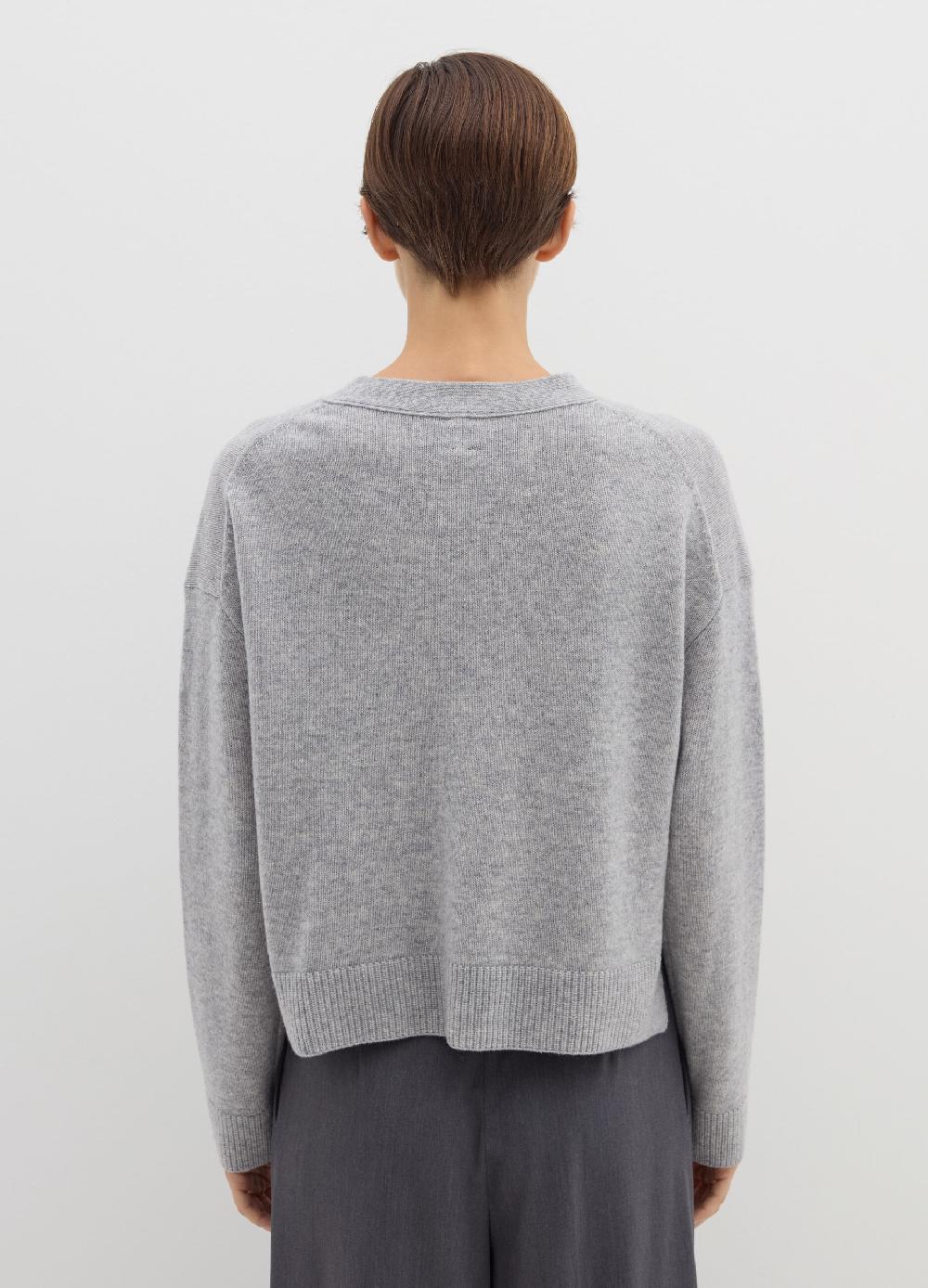 Stefanel Cardigan In Lana E Cashmere Con Scollo A V