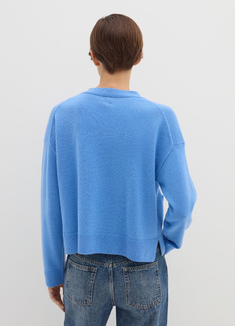 Stefanel Cardigan In Lana E Cashmere Con Scollo A V