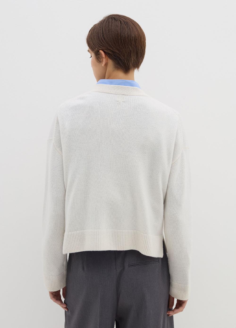 Stefanel Cardigan In Lana E Cashmere Con Scollo A V