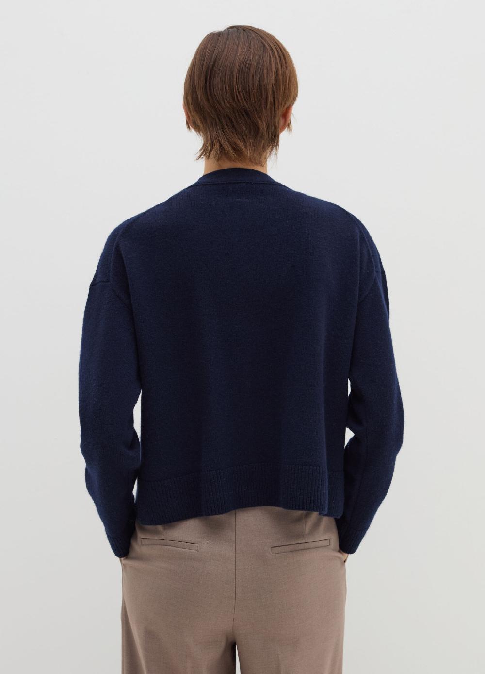 Stefanel Cardigan In Lana E Cashmere Con Scollo A V