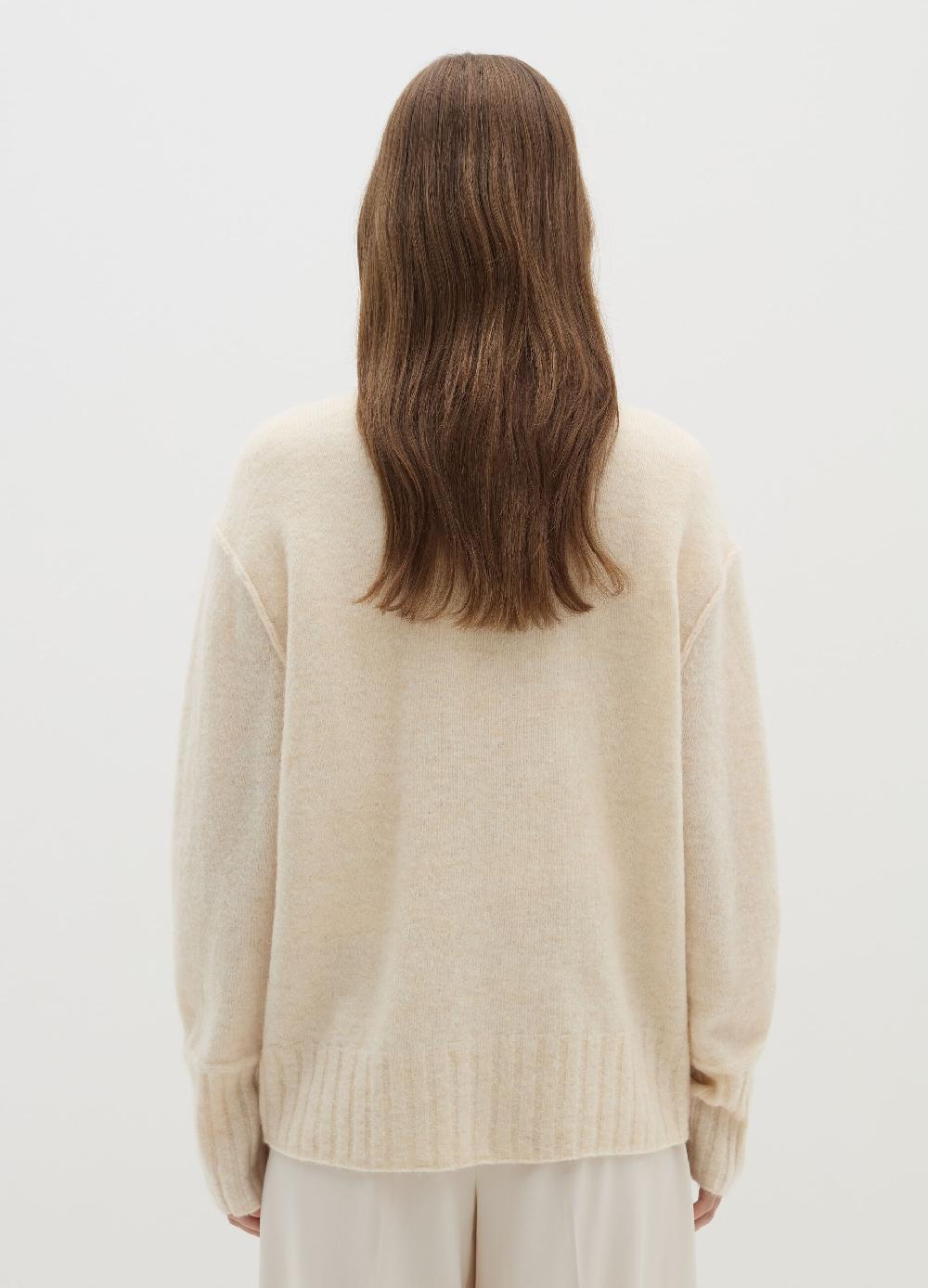 Stefanel Cardigan In Misto Lana E Alpaca Con Scollo A V