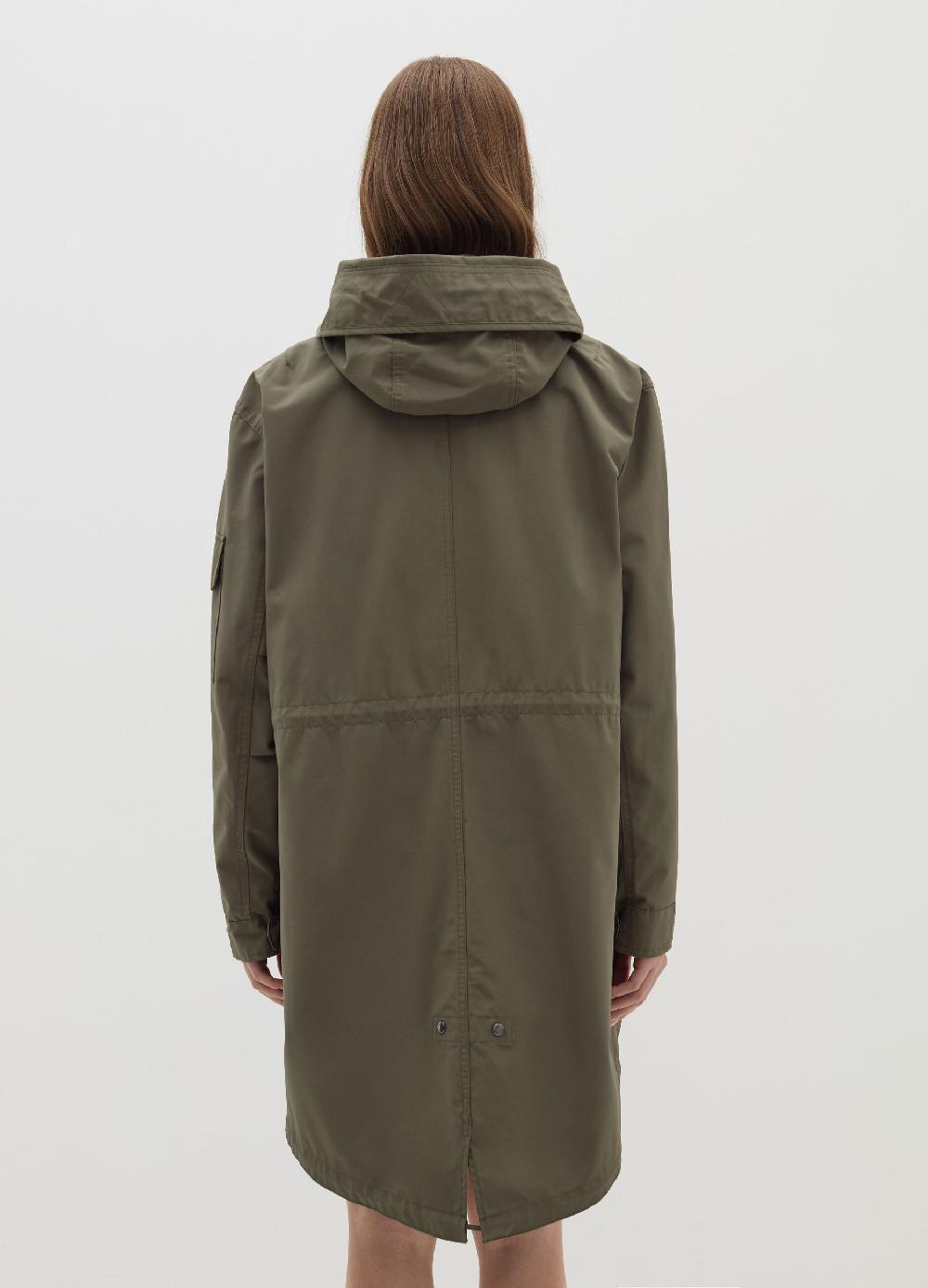 Stefanel Giacca Lunga Impermeabile Con Gilet Interno