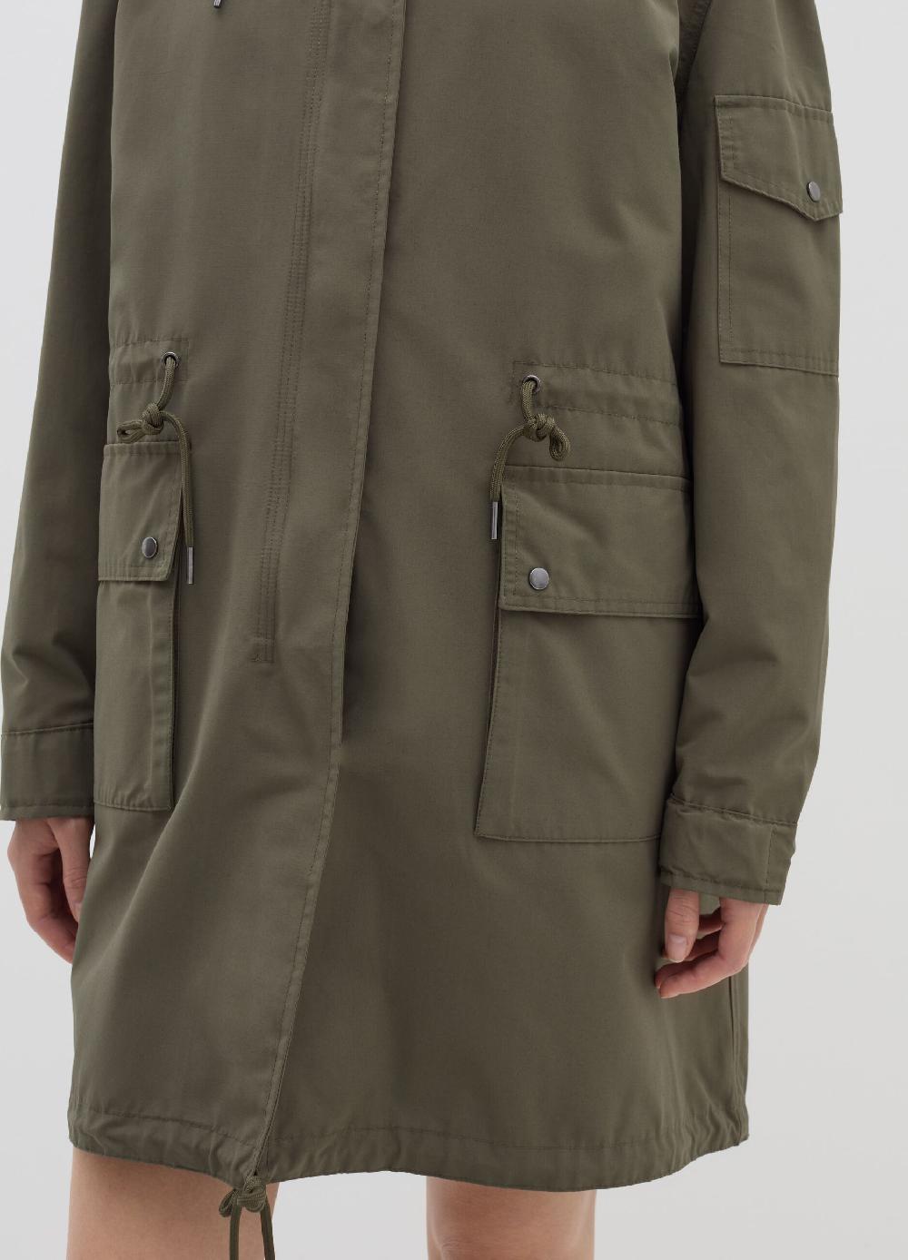 Stefanel Giacca Lunga Impermeabile Con Gilet Interno