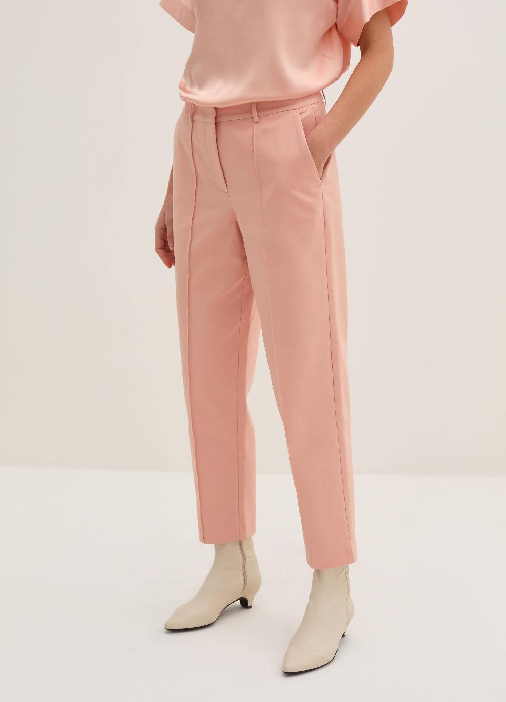 Stefanel Pantalone A Sigaretta Con Cuciture In Rilievo