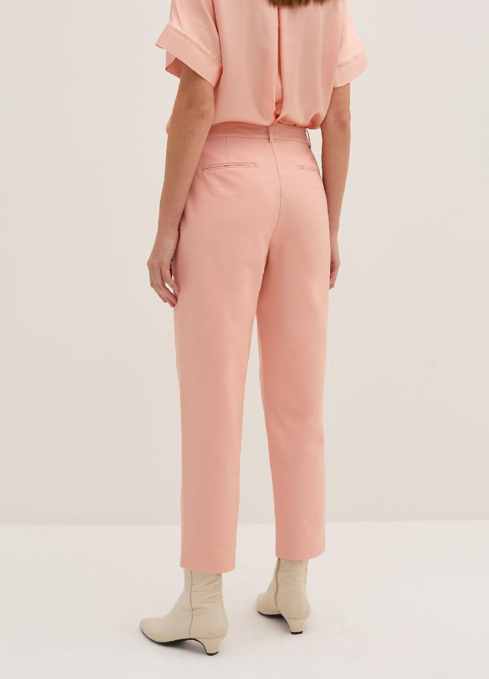 Stefanel Pantalone A Sigaretta Con Cuciture In Rilievo