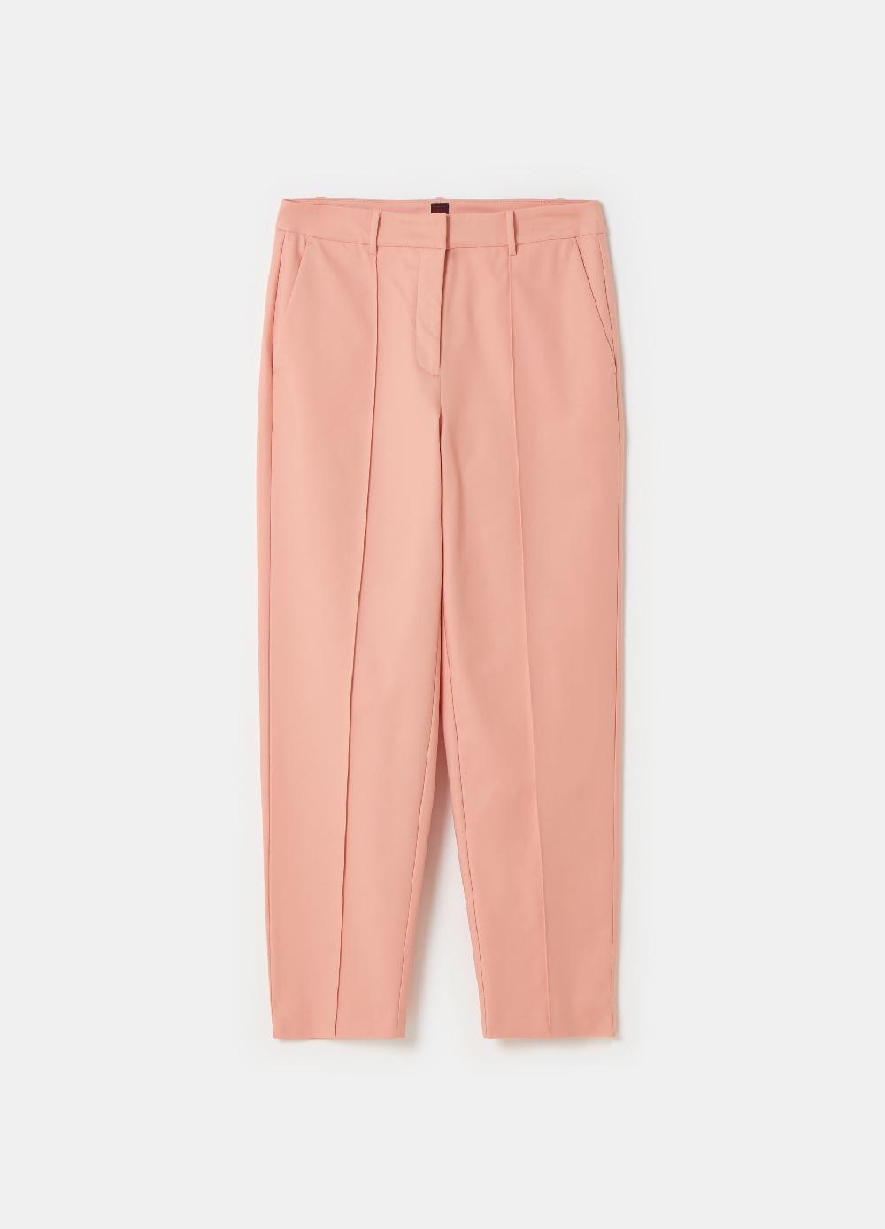 Stefanel Pantalone A Sigaretta Con Cuciture In Rilievo