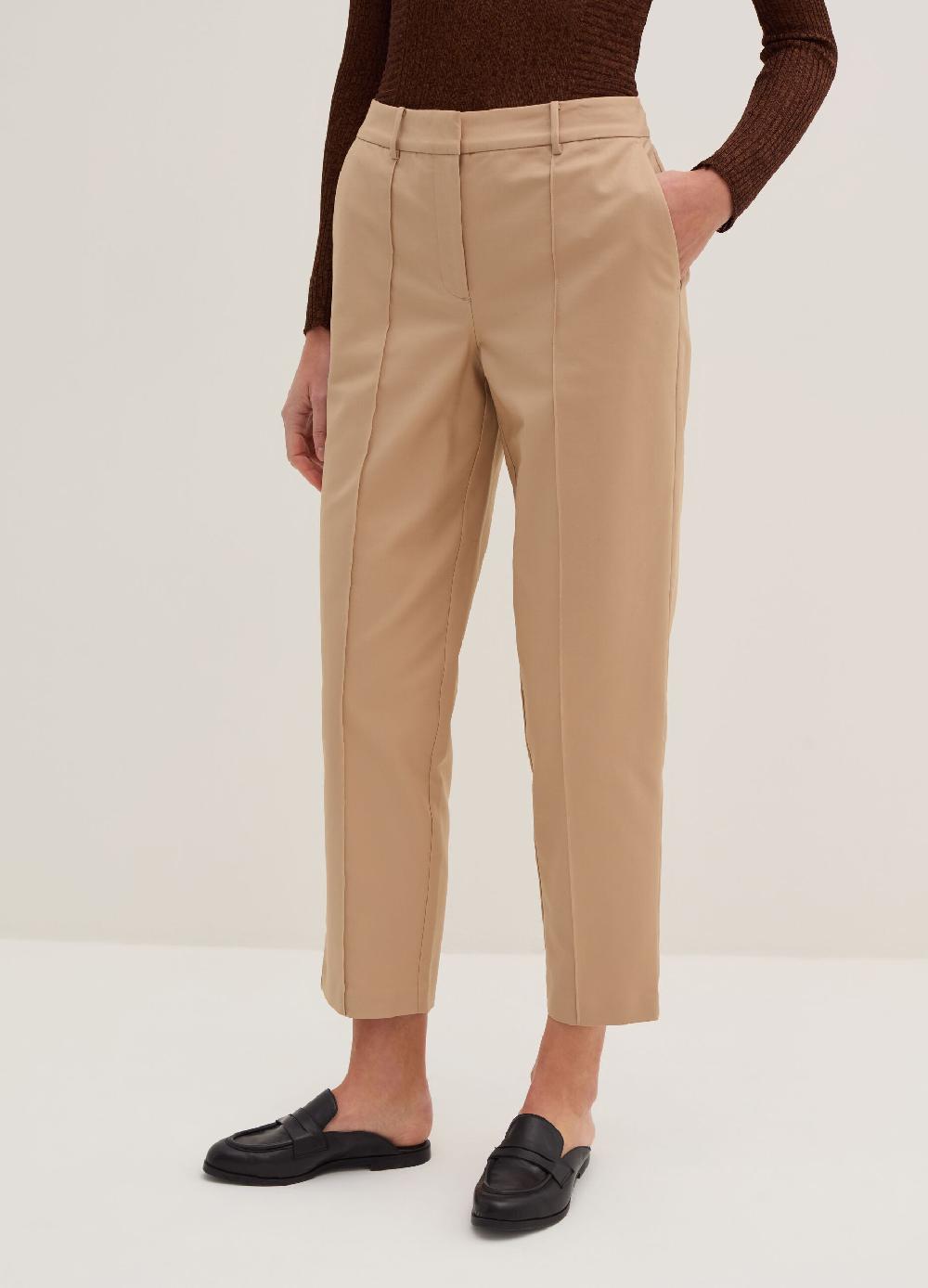 Stefanel Pantalone A Sigaretta Con Cuciture In Rilievo