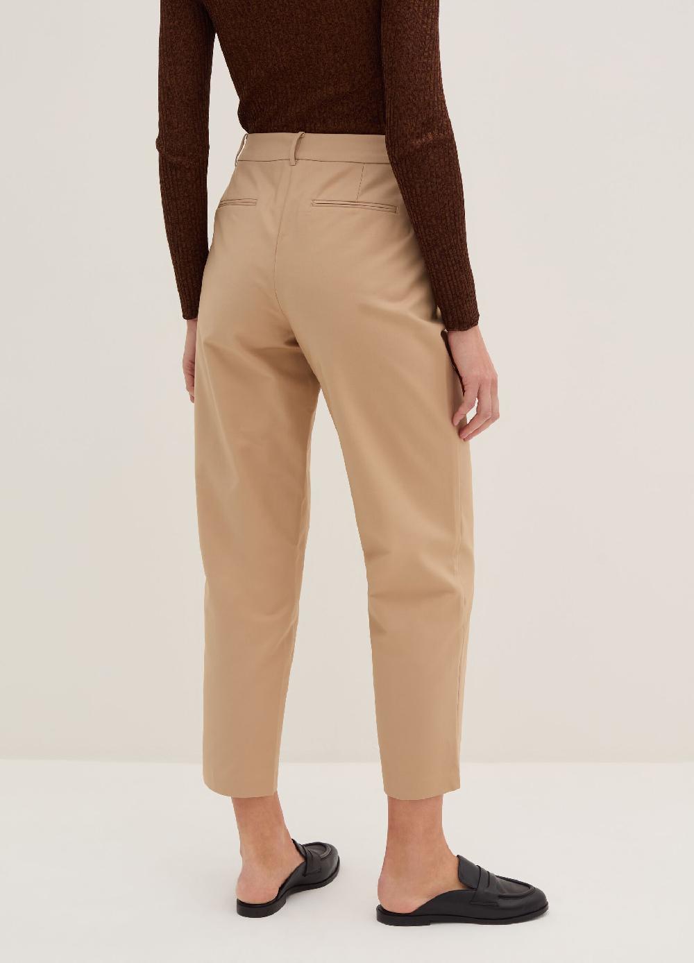 Stefanel Pantalone A Sigaretta Con Cuciture In Rilievo