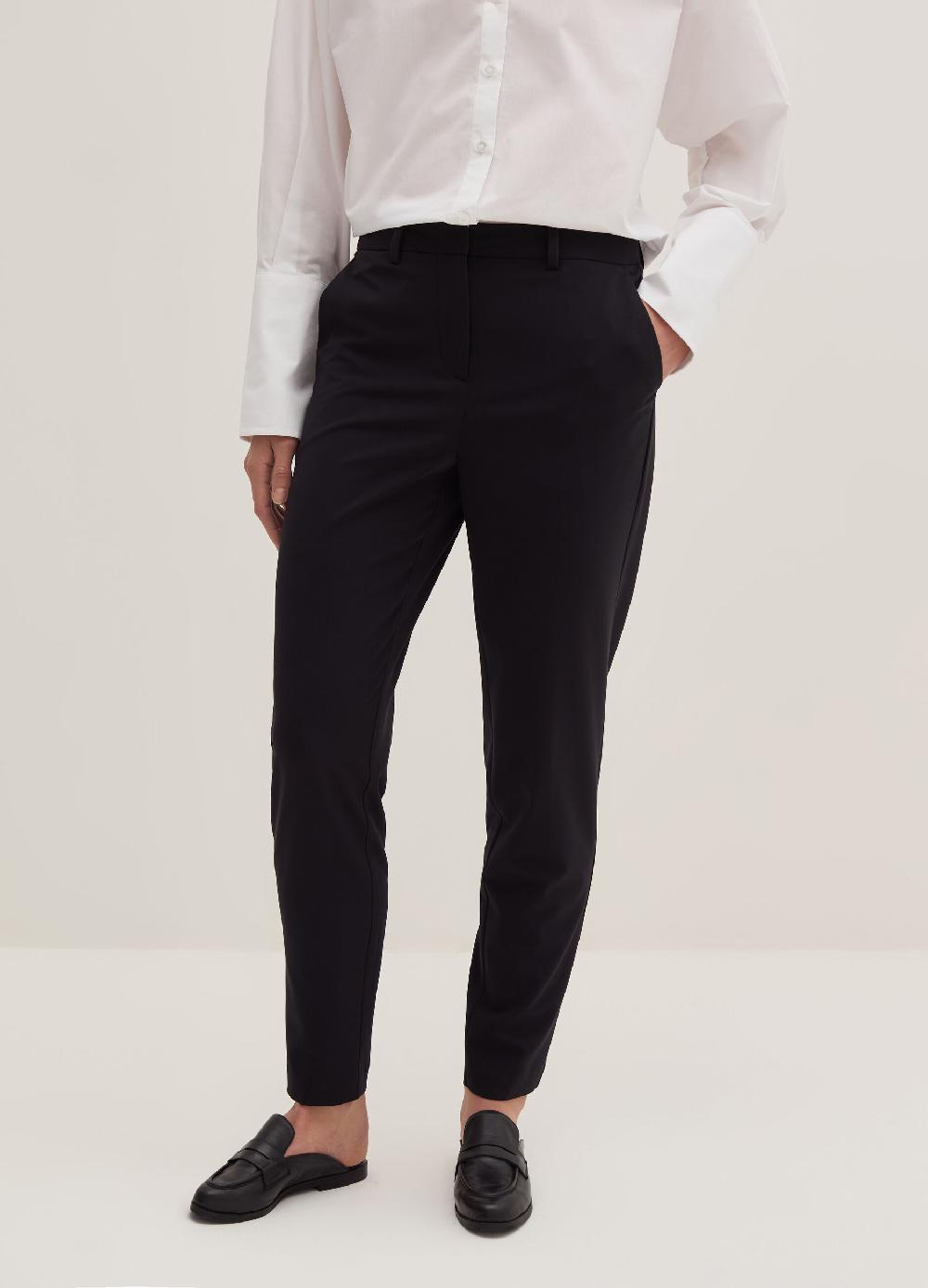 Stefanel Pantalone A Sigaretta In Gabardina Stretch