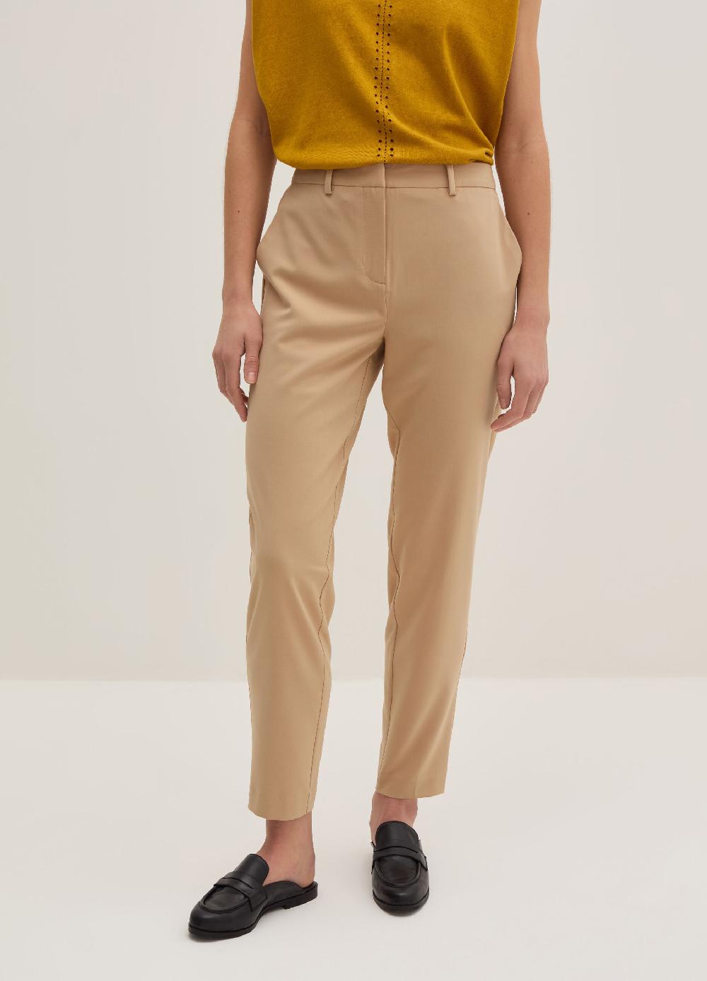 Stefanel Pantalone A Sigaretta In Gabardina Stretch