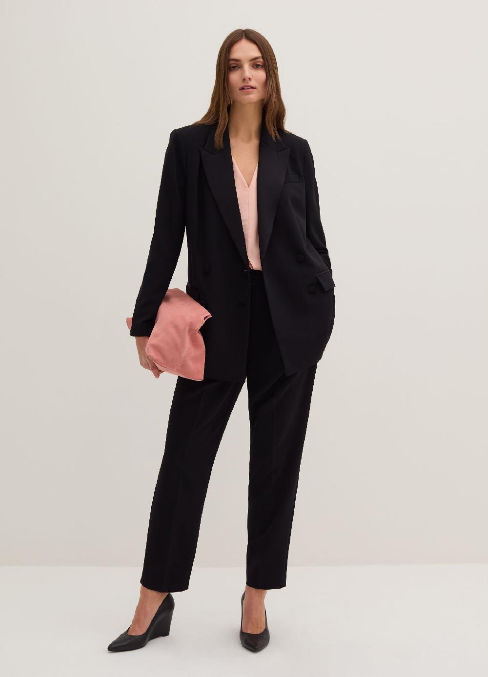 Stefanel Pantalone ankle straight fit in cadi tecnico