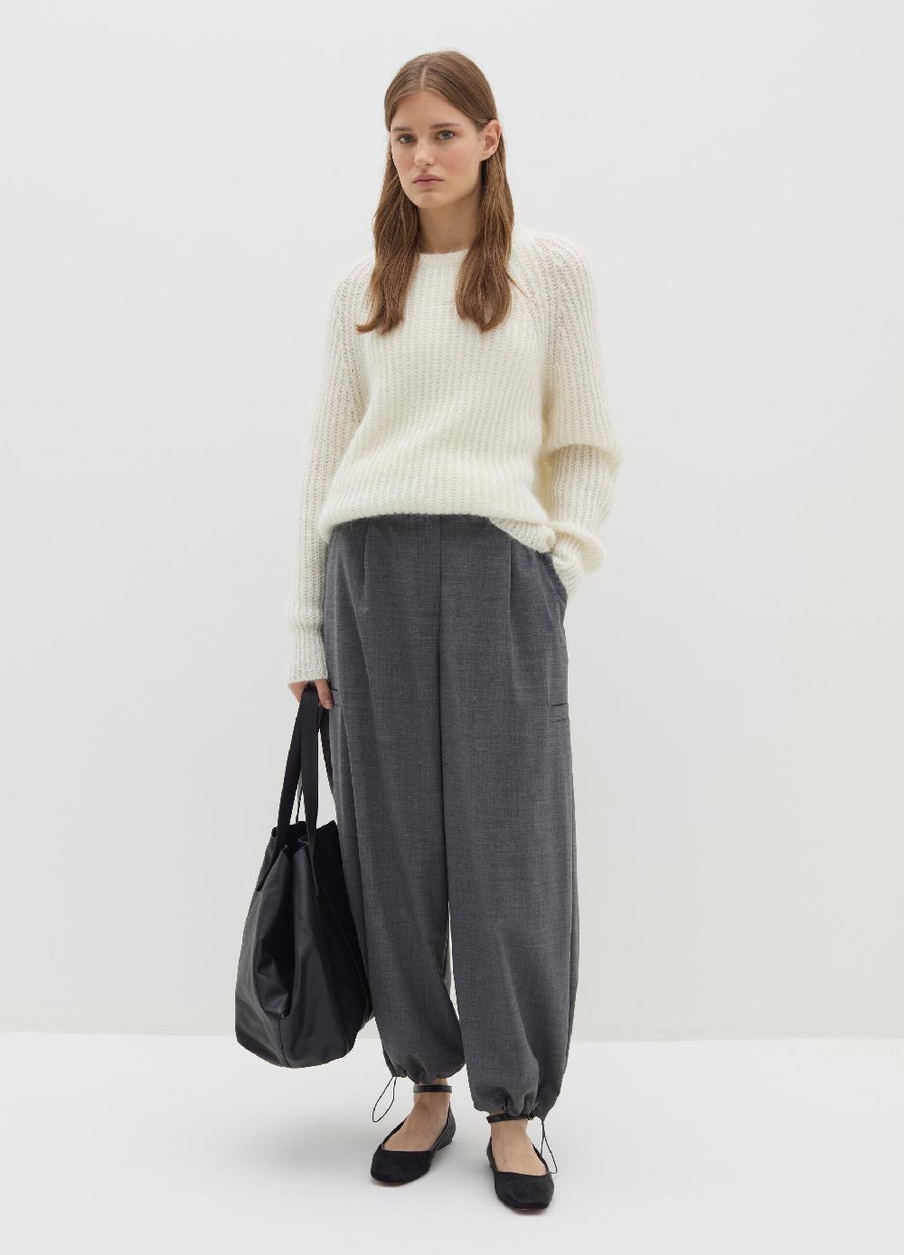 Stefanel Pullover a coste inglesi con micro paillettes