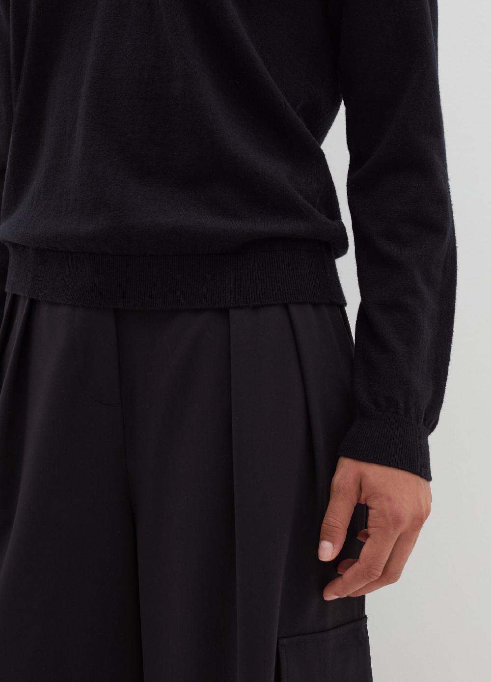 Stefanel Pullover In Lana Cotone E Cashmere Scollo A V