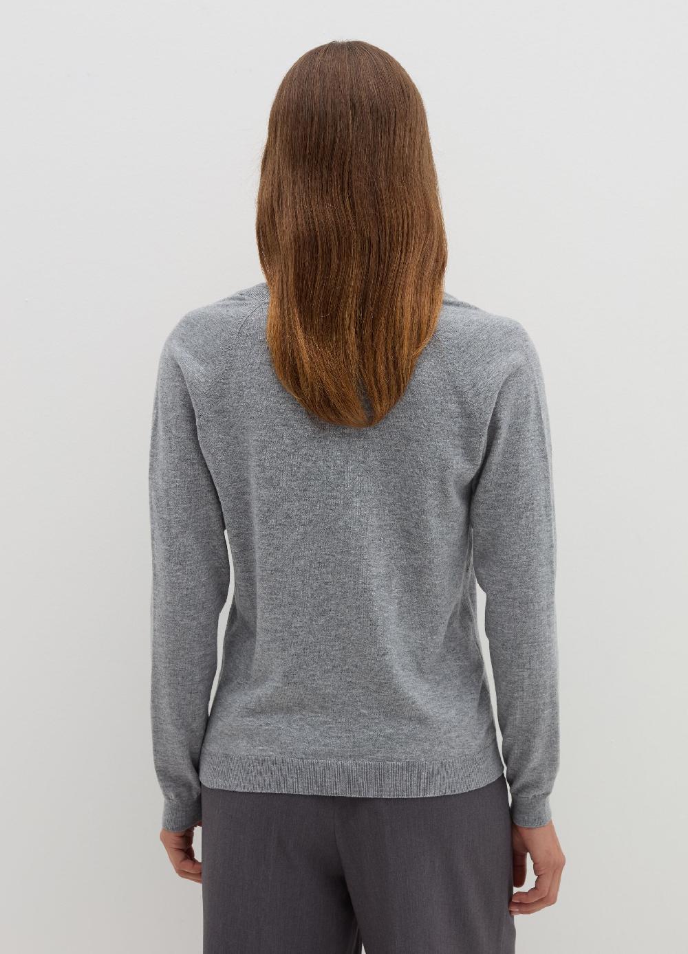 Stefanel Pullover In Lana Cotone E Cashmere Scollo A V