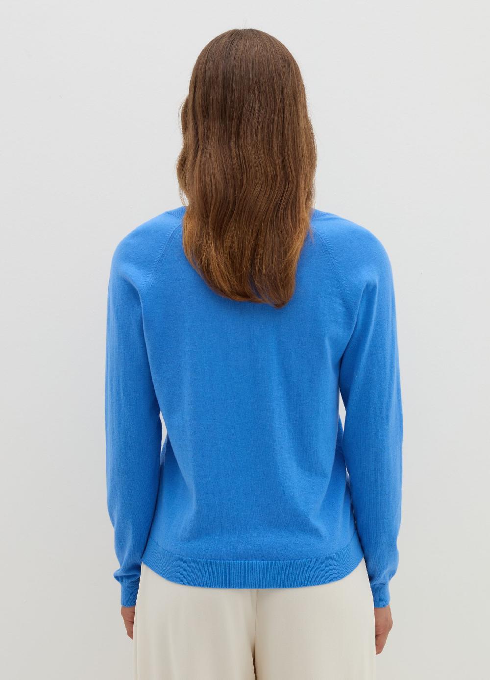 Stefanel Pullover In Lana Cotone E Cashmere Scollo A V