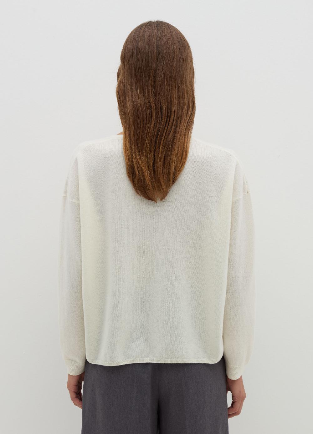 Stefanel Pullover In Lana E Cashmere Con Scollo A V