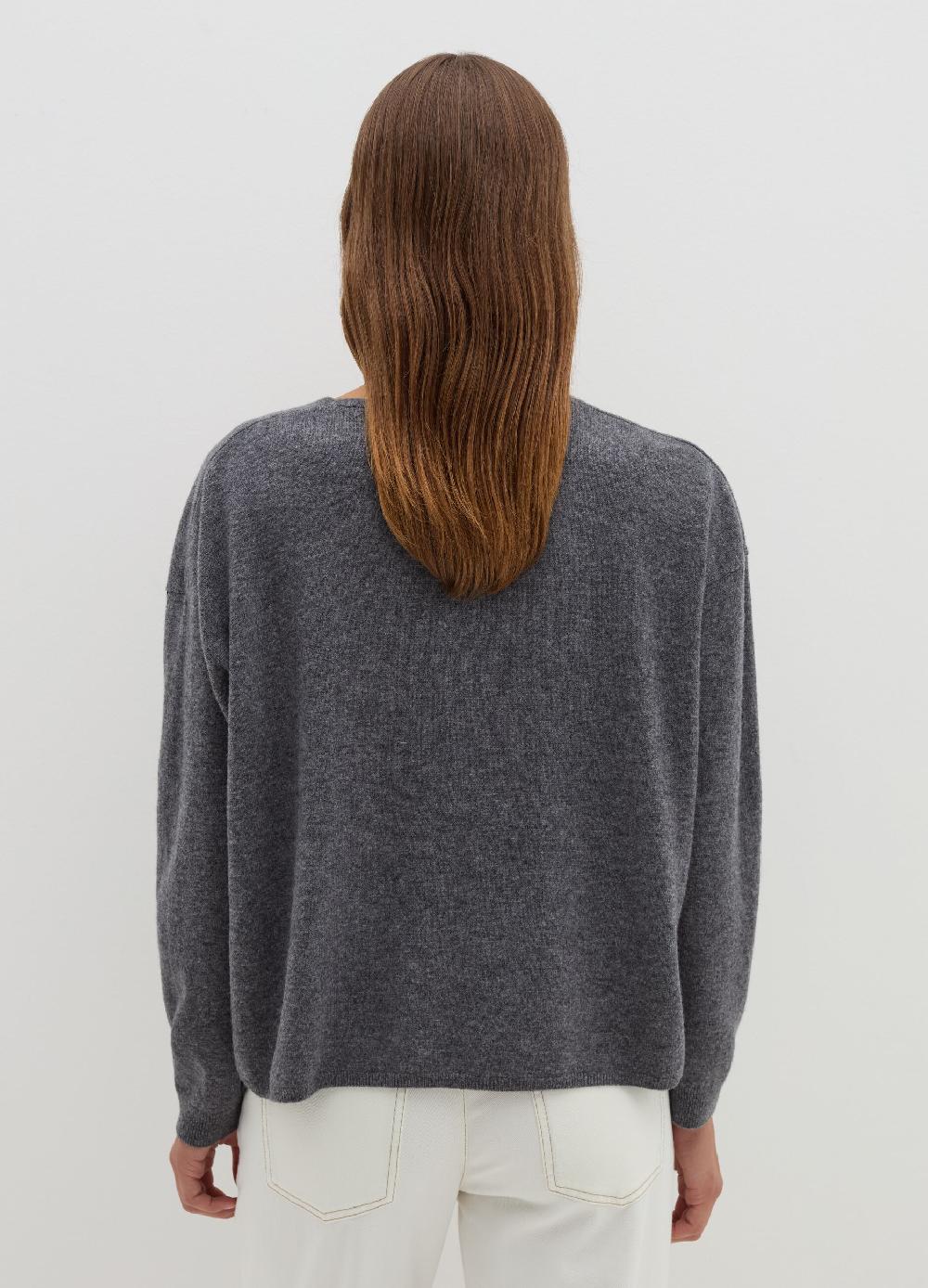 Stefanel Pullover In Lana E Cashmere Con Scollo A V