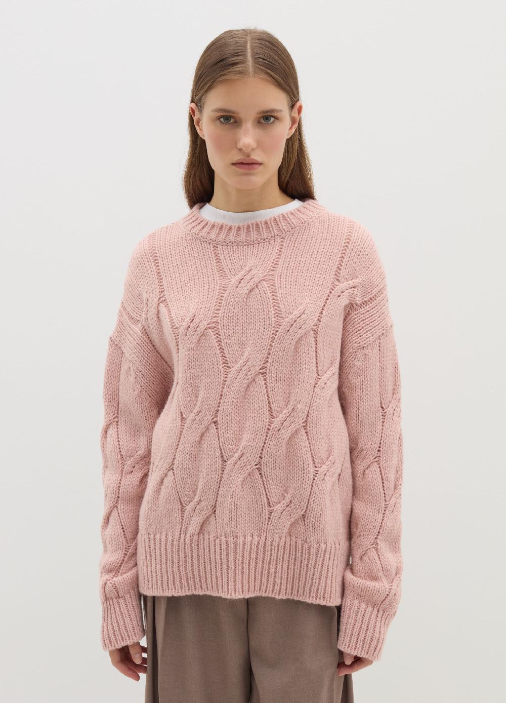 Stefanel Pullover Oversize Con Lavorazione A Treccia