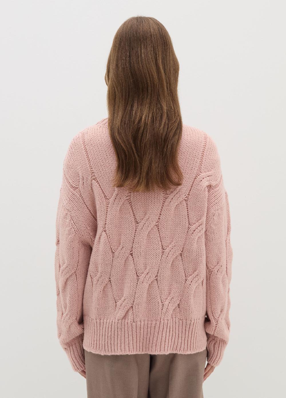 Stefanel Pullover Oversize Con Lavorazione A Treccia