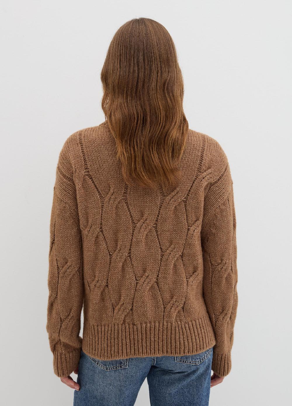 Stefanel Pullover Oversize Con Lavorazione A Treccia