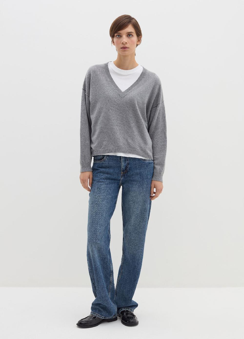 Stefanel Pullover oversize in lana viscosa e cashmere