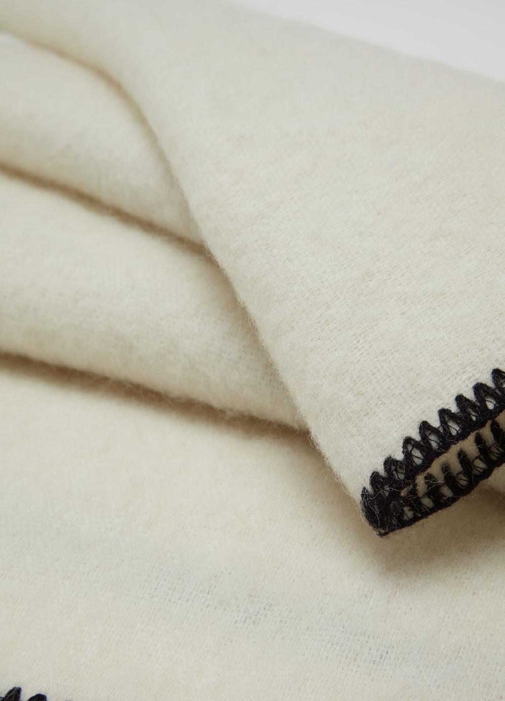 Stefanel Sciarpa In Punto Cavallo Con Cuciture A Contrasto