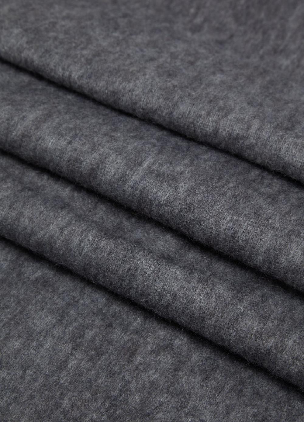 Stefanel Sciarpa In Punto Cavallo Con Cuciture A Contrasto