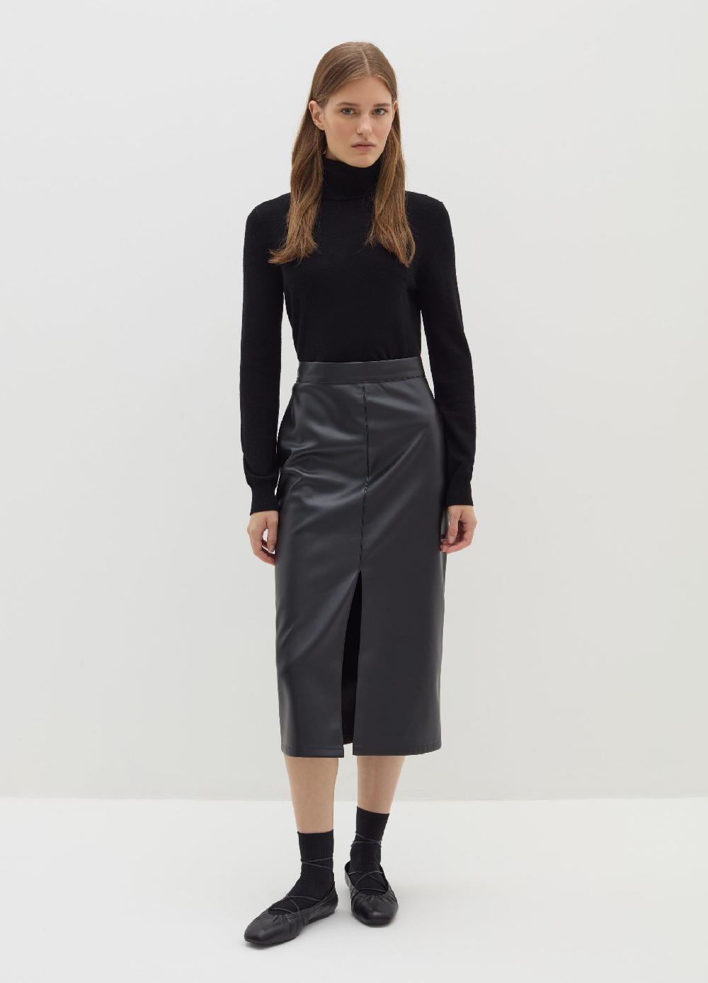 Stefanel Ballerina in pelle con laccetto