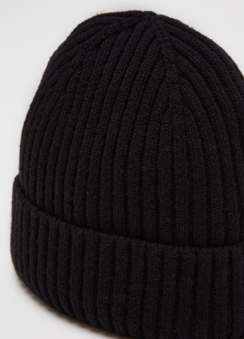 Stefanel Berretto A Coste Con Risvolto