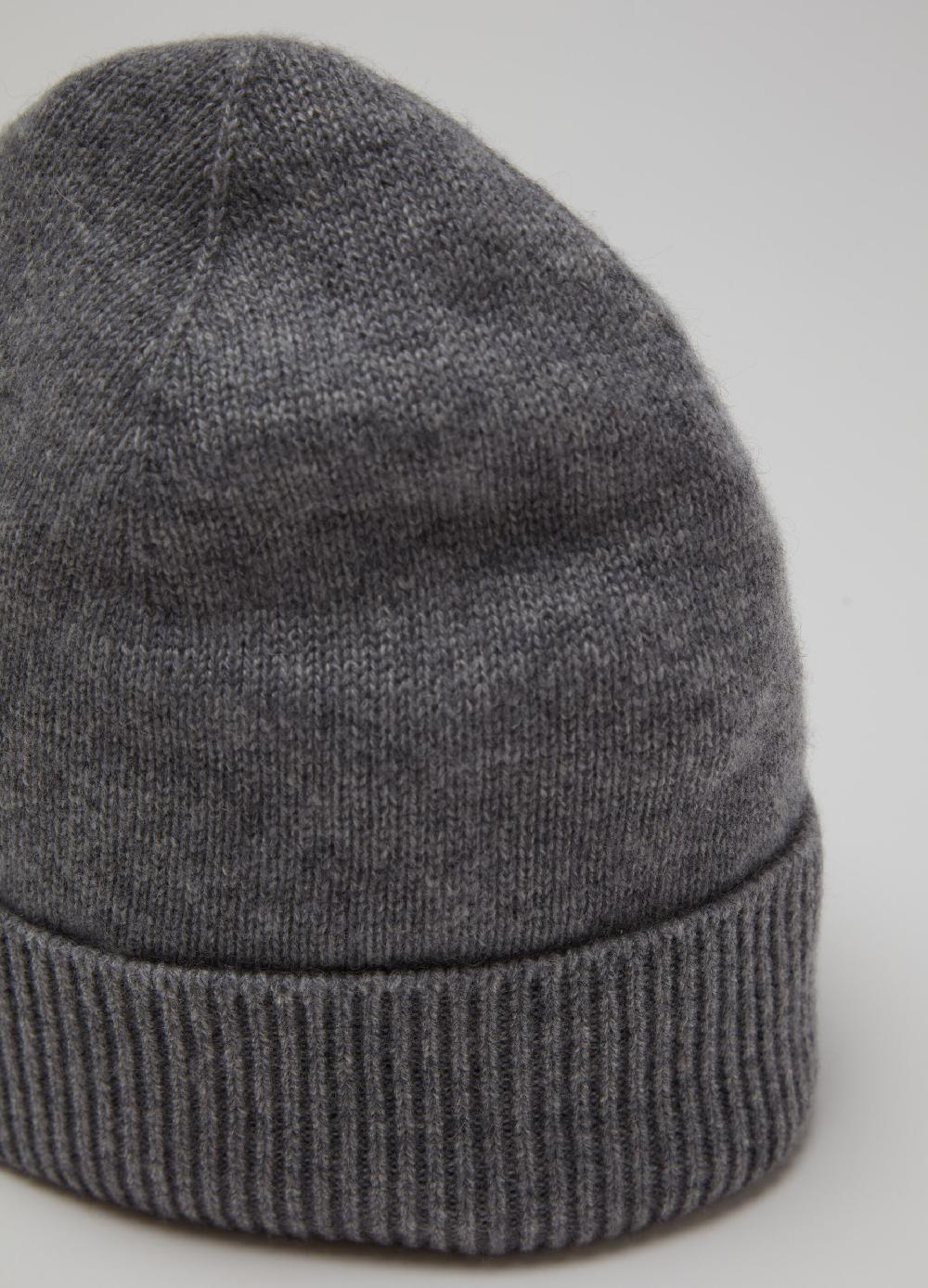 Stefanel Berretto In Cashmere Con Risvolto