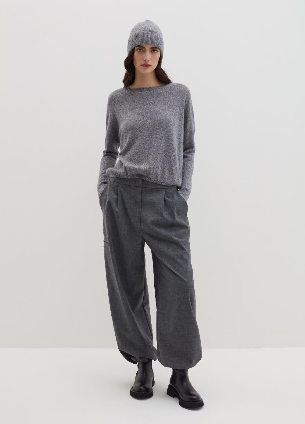 Stefanel Berretto in cashmere con risvolto