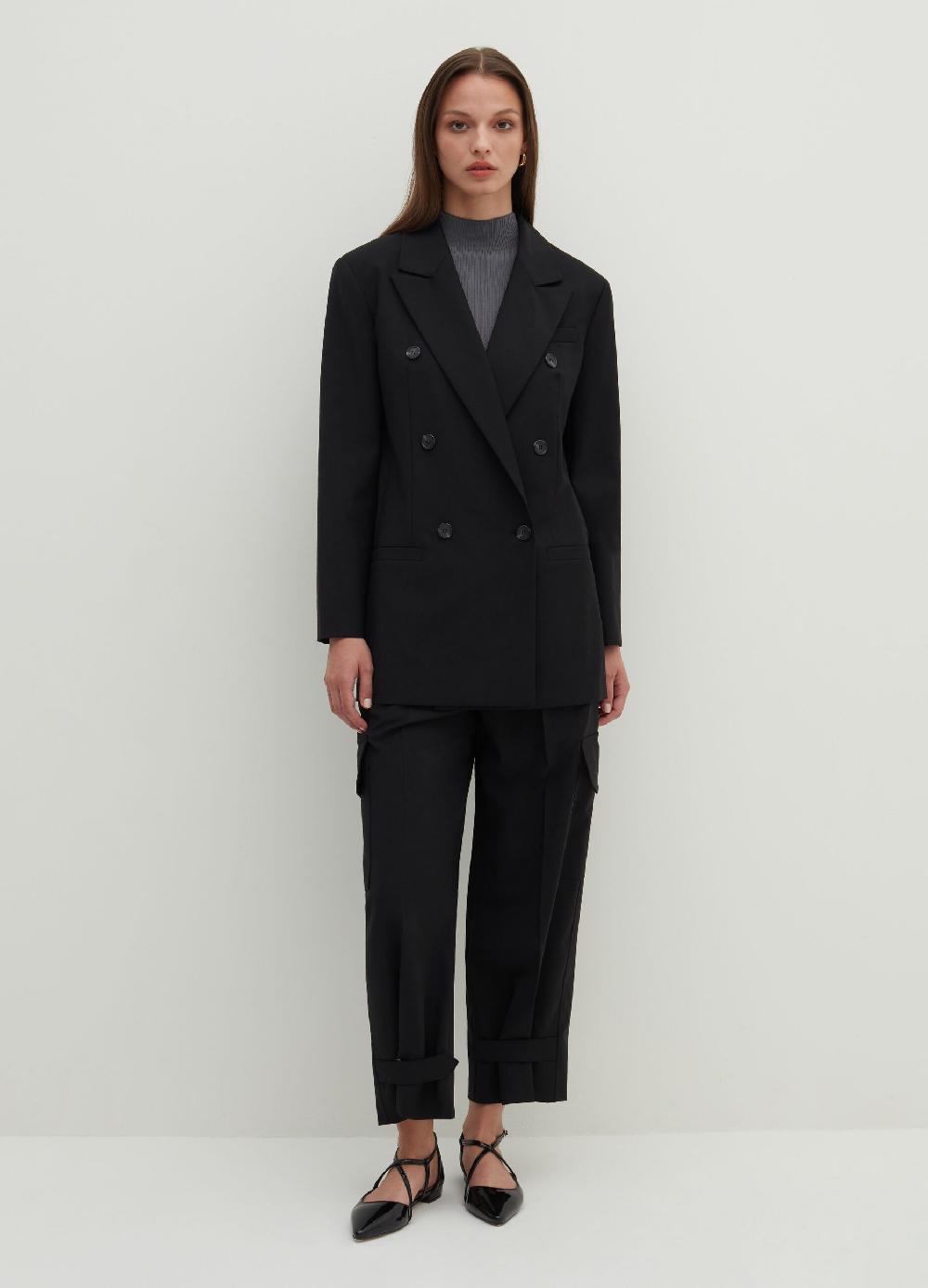 Stefanel Blazer Doppiopetto Con Bottoni Striati