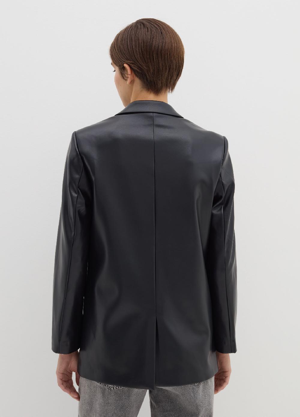 Stefanel Blazer Doppiopetto Effetto Lucido